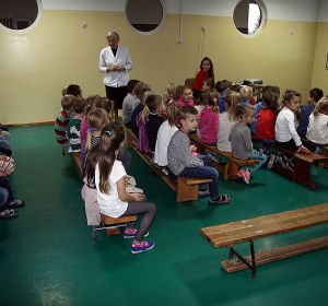 Spotkanie naszej młodzieży z przedszkolakami