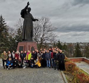 Pielgrzymka maturzystów ZSOiZ w Czyżewie do Częstochowy